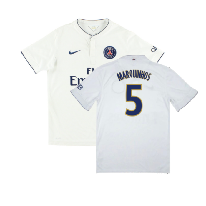 PSG 2014-15 Away Shirt (Excellent) (Marquinhos 5)