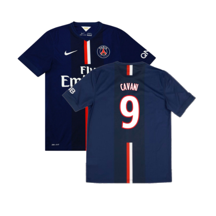 PSG 2014-15 Home Shirt (L) (Good) (Cavani 9)