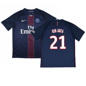 PSG 2016-17 Home Shirt (M) (Excellent) (Ben Arfa 21)_0