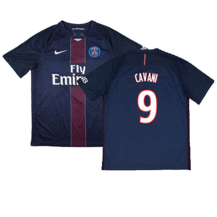 PSG 2016-17 Home Shirt (M) (Excellent) (Cavani 9)