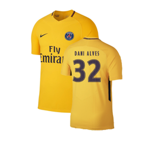 PSG 2017-18 Away Shirt (S) (Fair) (Dani  Alves 32)_0