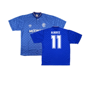 Rangers 1987-90 Home Shirt (S) (Very Good) (ALBERTZ 11)_0