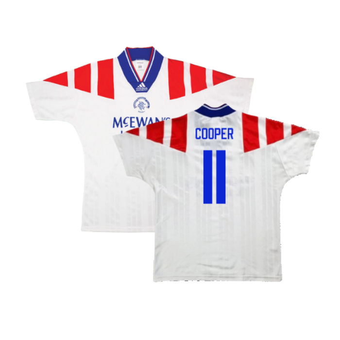 Rangers 1992-93 Away Shirt (Good) (COOPER 11)