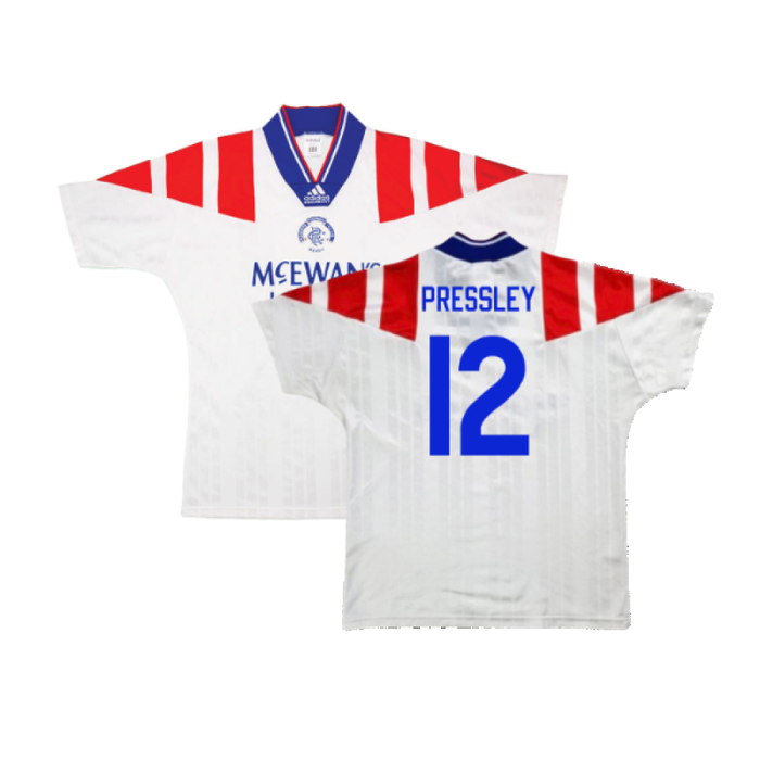 Rangers 1992-93 Away Shirt (Good) (Pressley 12)