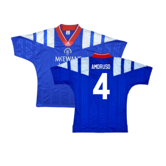 Rangers 1992-94 Home Shirt (XL) (Excellent) (AMORUSO 4)