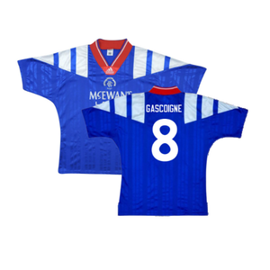 Rangers 1992-94 Home Shirt (XL) (Excellent) (GASCOIGNE 8)_0