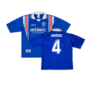 Rangers 1996-97 Home Shirt (XL) (Very Good) (AMORUSO 4)_0