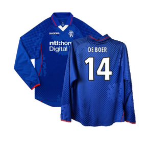 Rangers 2002-2003 Long Sleeved Home Shirt (XL) (Excellent) (De Boer 14)_0