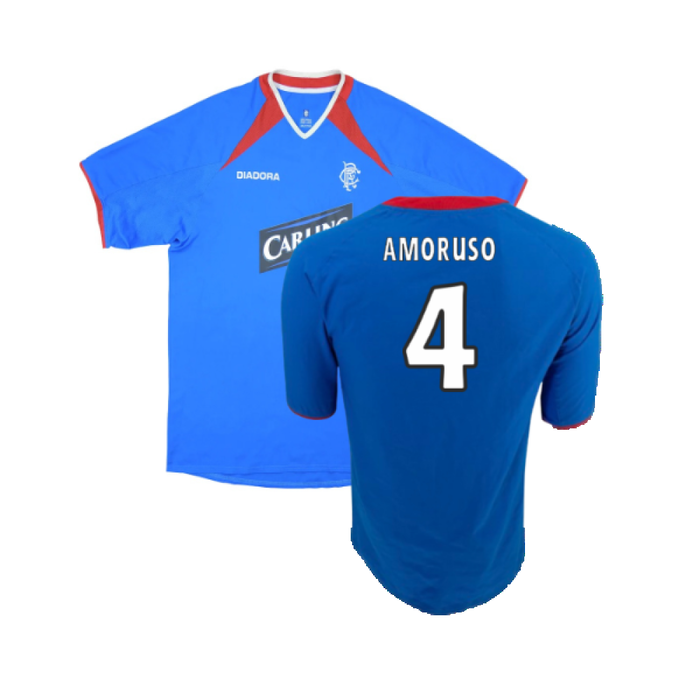 Rangers 2003-2004 Home Shirt (XXL) (Excellent) (AMORUSO 4)