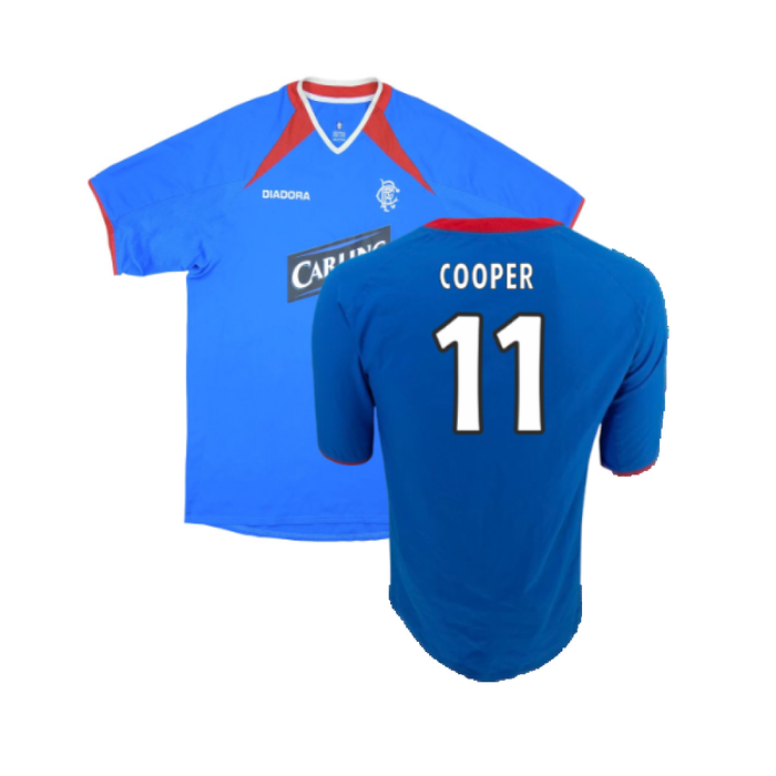 Rangers 2003-2004 Home Shirt (XXL) (Excellent) (COOPER 11)