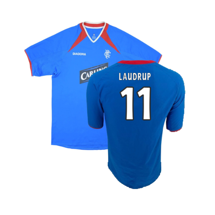 Rangers 2003-2004 Home Shirt (XXL) (Excellent) (LAUDRUP 11)