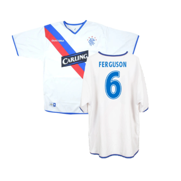 Rangers 2004-05 Away Shirt (L) (Very Good) (FERGUSON 6)