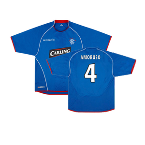 Rangers 2005-06 Home Shirt (XL) (Very Good) (AMORUSO 4)_0