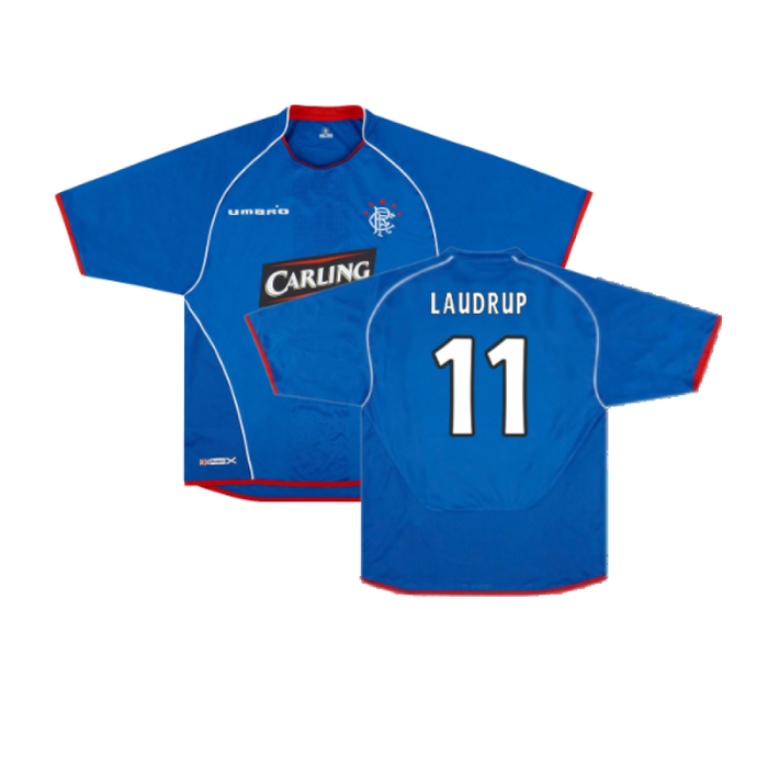 Rangers 2005-06 Home Shirt (XL) (Very Good) (LAUDRUP 11)