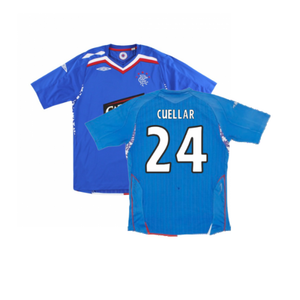 Rangers 2007-08 Home Shirt (Excellent) (Cuellar 24)_0