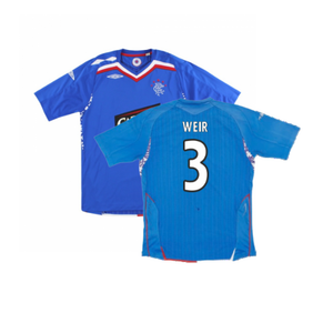 Rangers 2007-08 Home Shirt (Excellent) (Weir 3)_0