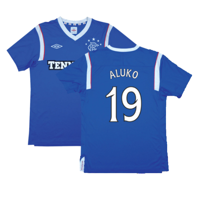 Rangers 2011-12 Home Shirt (Very Good) (Aluko 19)