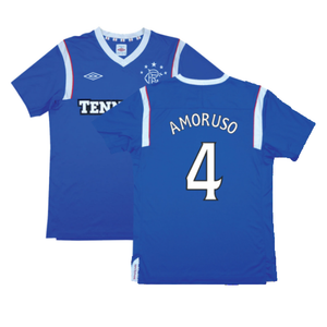 Rangers 2011-12 Home Shirt (L) (Very Good) (Amoruso 4)_0