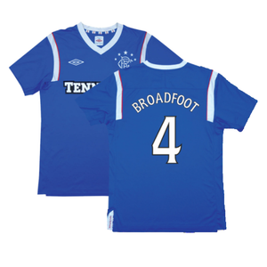 Rangers 2011-12 Home Shirt (Very Good) (Broadfoot 4)_0