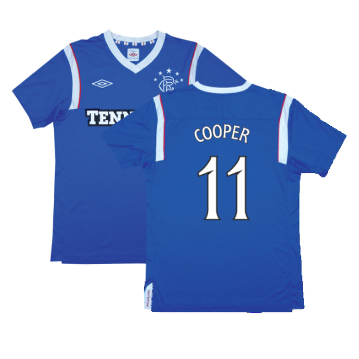 Rangers 2011-12 Home Shirt (L) (Very Good) (Cooper 11)