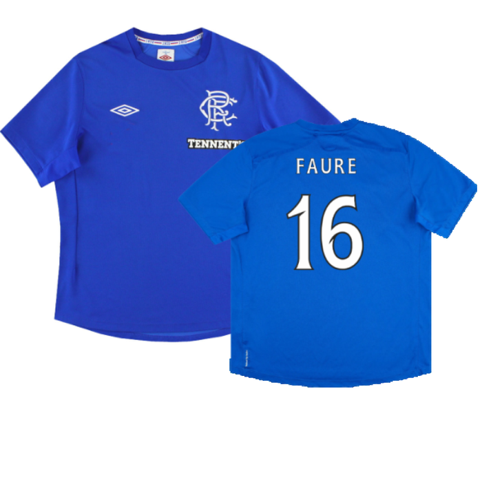 Rangers 2012-13 Home (M) (Excellent) (Faure 16)