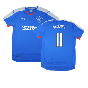 Rangers 2015-16 Home Shirt (S) (Excellent) (ALBERTZ 11)_0