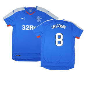 Rangers 2015-16 Home Shirt (S) (Excellent) (GASCOIGNE 8)_0