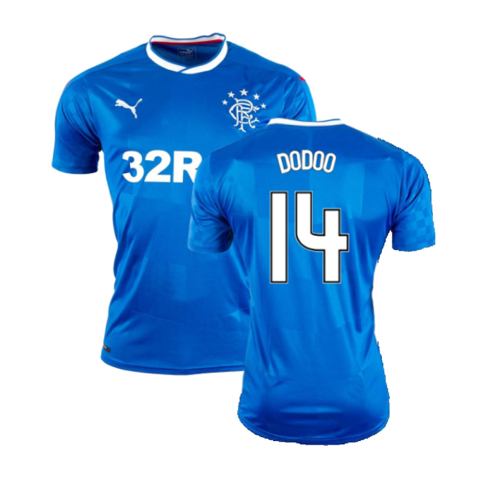 Rangers 2016-17 Home Shirt (XL) (Mint) (Dodoo 14)