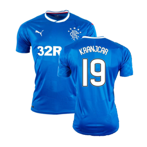 Rangers 2016-18 Home Shirt (M) (Very Good) (Kranjcar 19)_0