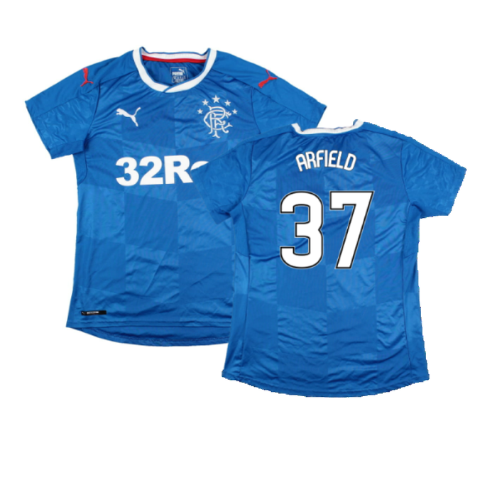 Rangers 2016-18 Women\\\'s Home Shirt (Ladies 12) (Excellent) (Arfield 37)