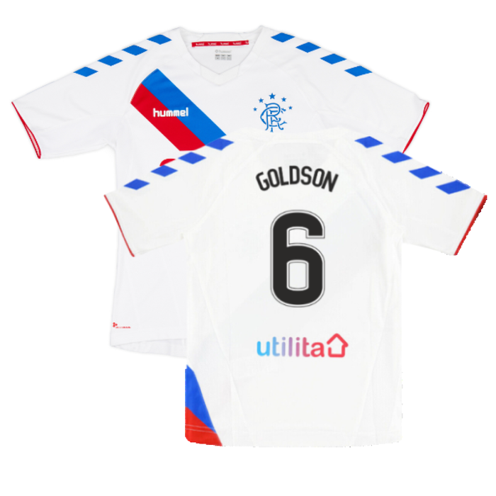 Rangers 2018-19 Away Shirt (S) (Very Good) (GOLDSON 6)