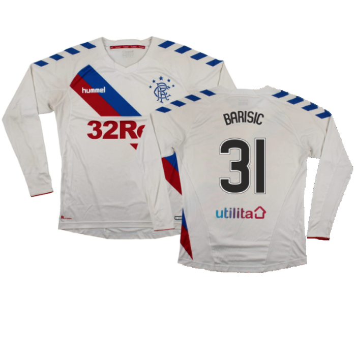 Rangers 2018-19 Long Sleeve Away Shirt (XS) (Excellent) (Barisic 31)