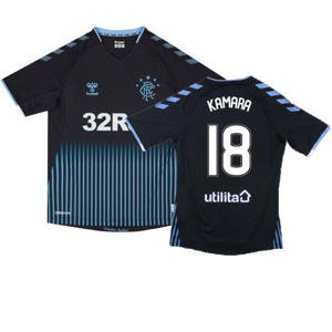 Rangers 2019-20 Away Shirt (L) (Very Good) (Kamara 18)_0