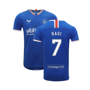 Rangers 2020-21 Home Shirt (S) (HAGI 7) (Excellent)_0