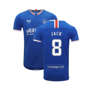 Rangers 2020-21 Home Shirt (S) (JACK 8) (Excellent)_0