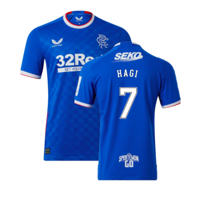 Rangers 2022-23 Home Shirt (XXL) (Mint) (HAGI 7)