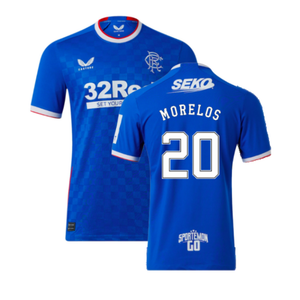 Rangers 2022-23 Home Shirt (XL) (Excellent) (MORELOS 20)_0