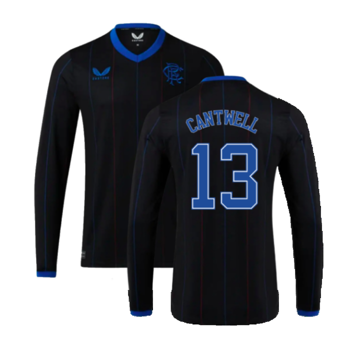 Rangers 2022-23 Long Sleeve Fourth Shirt (XXL) (Excellent) (Cantwell 13)