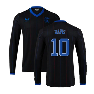 Rangers 2022-23 Long Sleeve Fourth Shirt (XXL) (Excellent) (DAVIS 10)_0