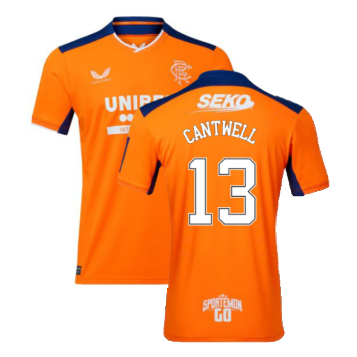 Rangers 2022-23 Third Shirt (XXL) (Mint) (Cantwell 13)