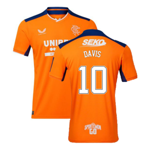 Rangers 2022-23 Third Shirt (L) (Mint) (DAVIS 10)_0