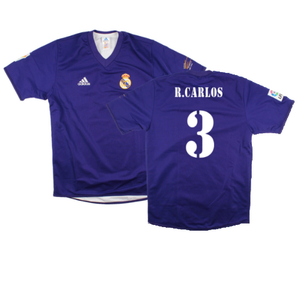 Real Madrid 2001-02 Anniversary Third Shirt (S) (Excellent) (R.Carlos 3)_0