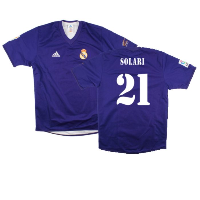 Real Madrid 2001-02 Anniversary Third Shirt (S) (Excellent) (Solari 21)