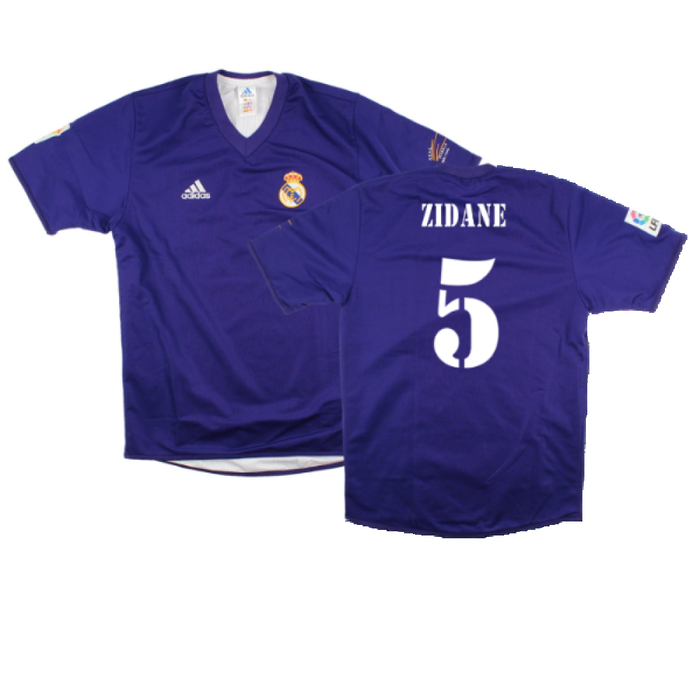 Real Madrid 2001-02 Anniversary Third Shirt (S) (Excellent) (Zidane 5)