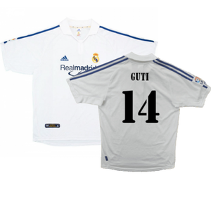 Real Madrid 2001-02 Home Shirt (Very Good) (Guti 14)_0