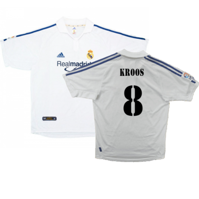 Real Madrid 2001-02 Home Shirt (Very Good) (Kroos 8)