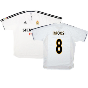 Real Madrid 2003-04 Home Shirt (S) (Good) (Kroos 8)_0