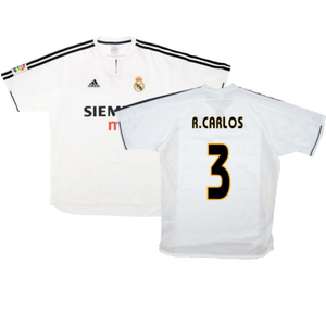 Real Madrid 2003-04 Home Shirt (XL) (Good) (R.Carlos 3)_0