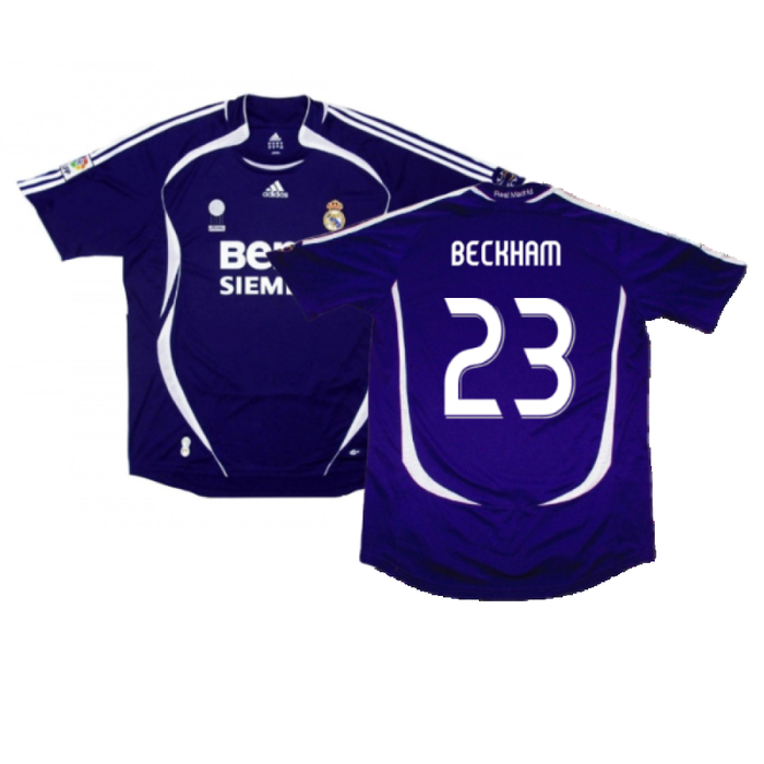 Real Madrid 2006-2007 Third Shirt (S) (Excellent) (Beckham 23)