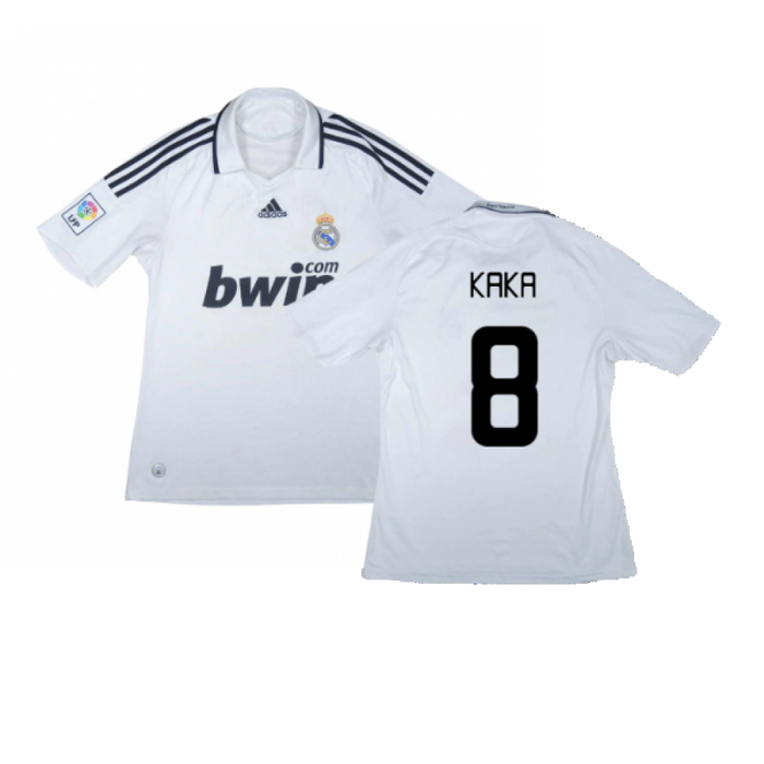 Real Madrid 2008-09 Home Shirt (L) (Very Good) (Kaka 8)